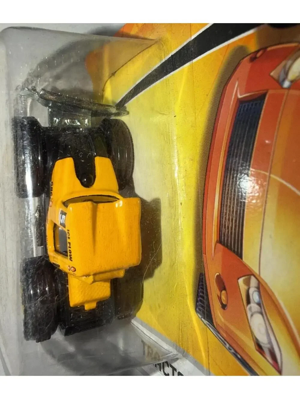 Matchbox 2006 MBX Metal #30 Tractor Plow Yellow & Black ICE PLOW